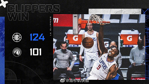 12月30日 NBA常规赛 森林狼vs快船 全场录像