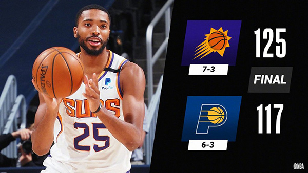 01月10日 NBA常规赛 太阳vs步行者 全场录像