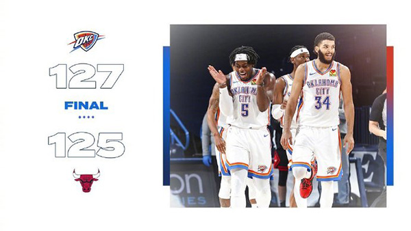 01月16日 NBA常规赛 公牛vs雷霆 全场录像