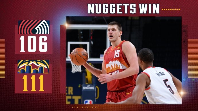 02月24日 NBA常规赛 开拓者vs掘金 全场录像