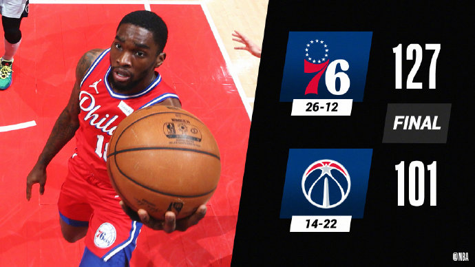 03月13日 NBA常规赛 76人vs奇才 全场录像