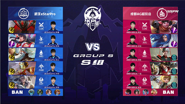 2021年KPL春季赛常规赛第1轮 eStar vs AG超玩会 全场录像