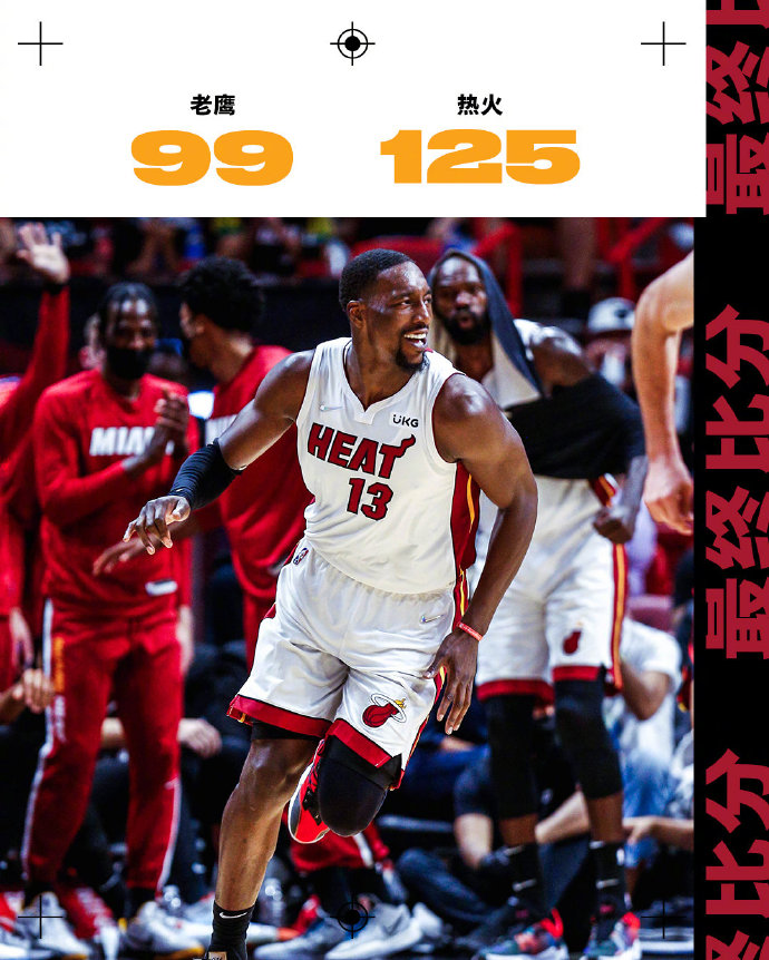 10月05日 NBA季前赛 老鹰vs热火 全场录像