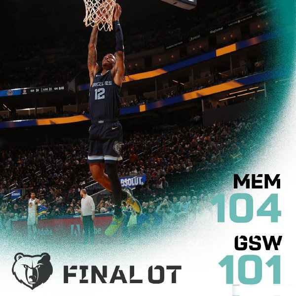 10月29日 NBA常规赛 灰熊vs勇士 全场录像