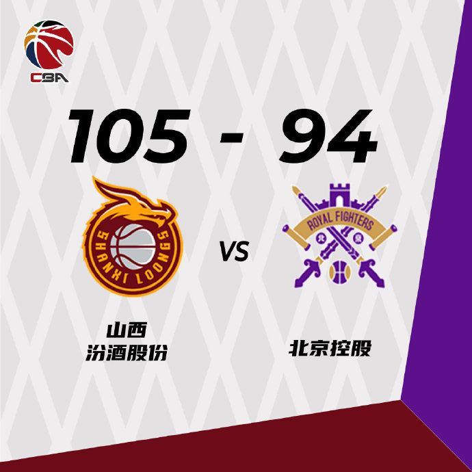 11月13日 CBA常规赛 山西vs北控 全场录像
