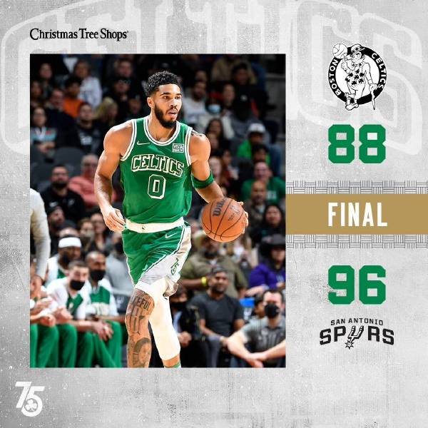 11月27日 NBA常规赛 凯尔特人vs马刺 全场录像