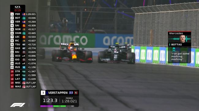 12月05日 2021F1沙特阿拉伯大奖赛排位赛 全场录像