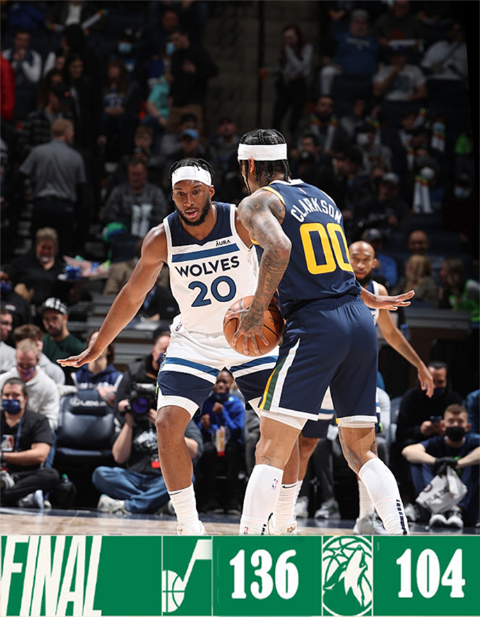 12月09日 NBA常规赛 爵士vs森林狼 全场录像