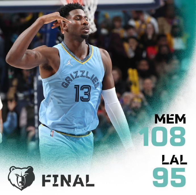 12月10日 NBA常规赛 湖人vs灰熊 全场录像