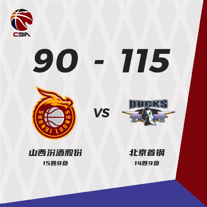 01月16日 CBA常规赛 山西vs北京 全场录像