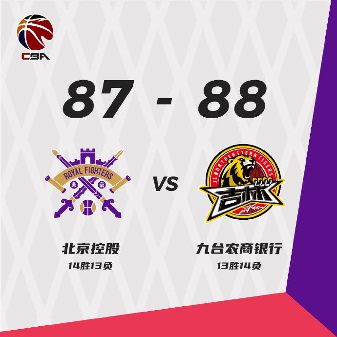01月26日 CBA常规赛 北控vs吉林 全场录像