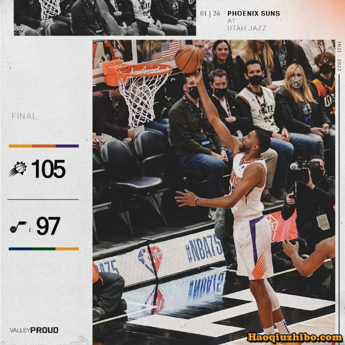 01月27日 NBA常规赛 太阳vs爵士 全场录像