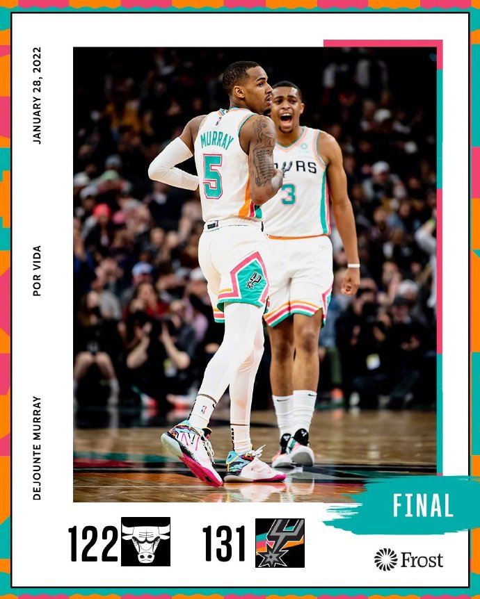 01月29日 NBA常规赛 公牛vs马刺 全场录像