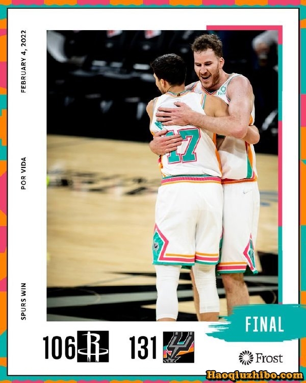 02月05日 NBA常规赛 火箭vs马刺 全场录像