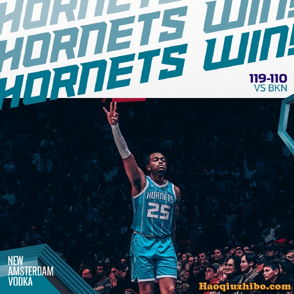 03月28日 NBA常规赛 黄蜂vs篮网 全场录像