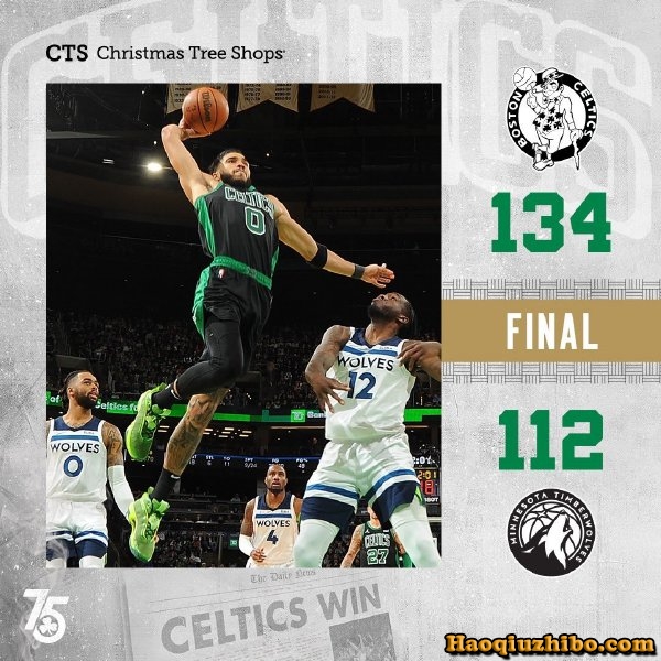 03月28日 NBA常规赛 森林狼vs凯尔特人 全场录像