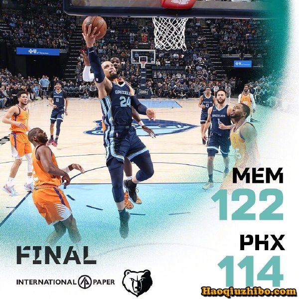 04月02日 NBA常规赛 太阳vs灰熊 全场录像