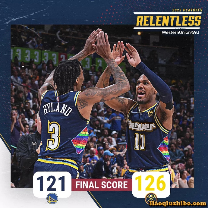 04月25日 NBA季后赛首轮G4 勇士vs掘金 全场录像