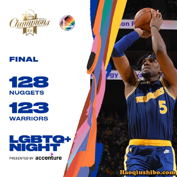 10月22日 NBA常规赛 掘金vs勇士 全场录像