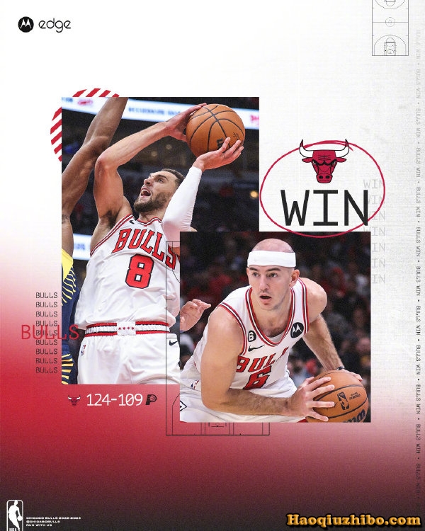 10月27日 NBA常规赛 步行者vs公牛 全场录像