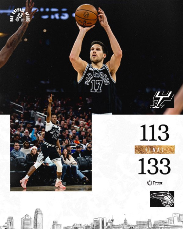 12月24日 NBA常规赛 马刺vs魔术 全场录像