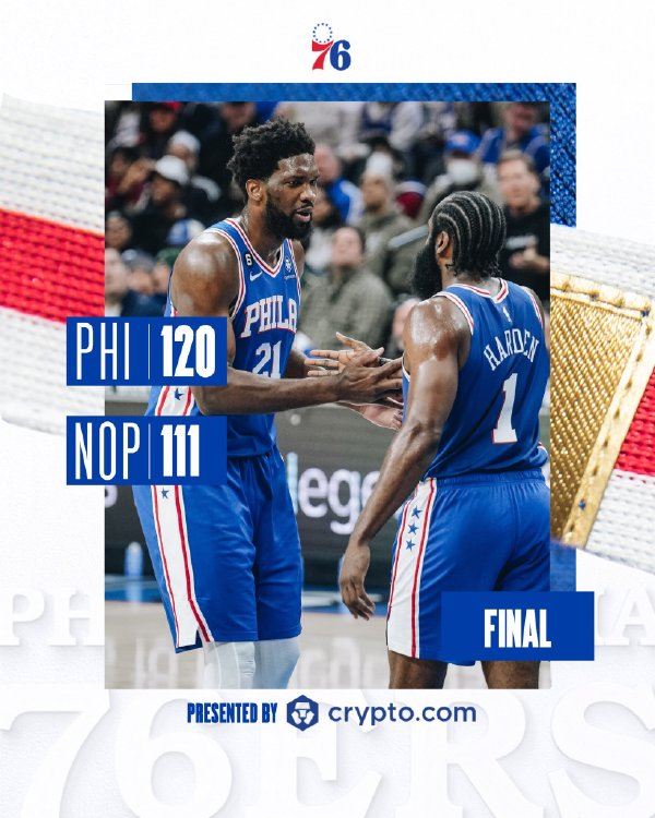 01月03日 NBA常规赛 鹈鹕vs76人 全场录像