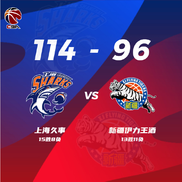 01月09日 CBA常规赛 上海vs新疆 全场录像