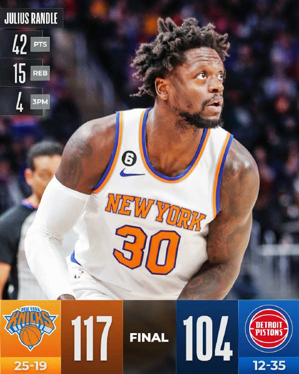 01月16日 NBA常规赛 尼克斯vs活塞 全场录像