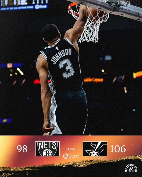 01月18日 NBA常规赛 篮网vs马刺 全场录像