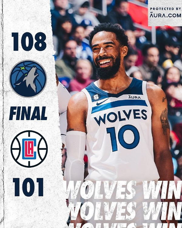 03月01日 NBA常规赛 森林狼vs快船 全场录像
