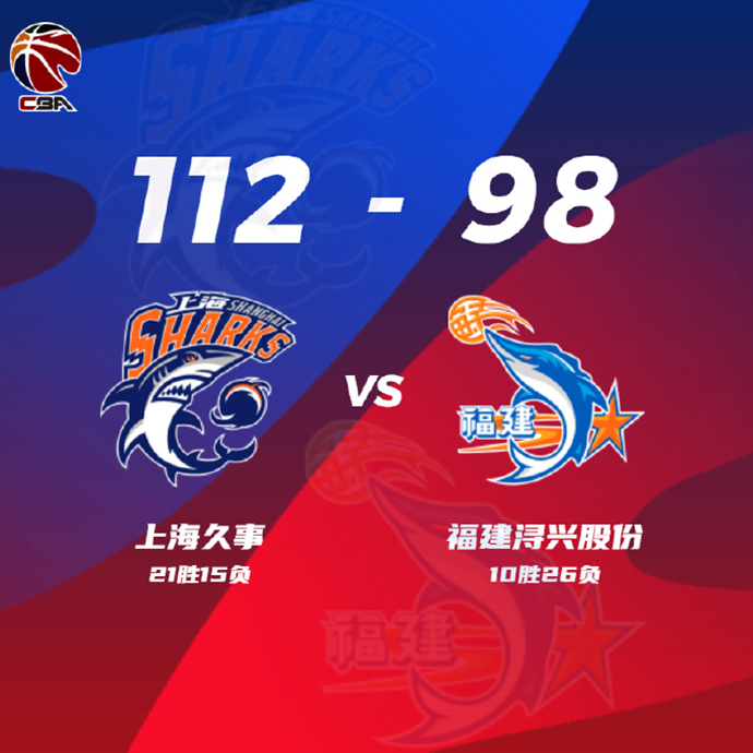 03月17日 CBA常规赛 上海vs福建 全场录像