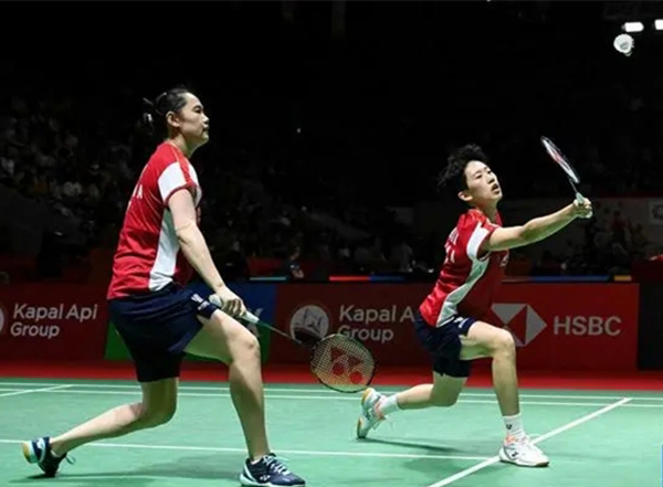 2023印尼羽毛球公开赛女双1/4决赛 张殊贤/郑雨vs郑娜银/金慧贞 全场录像
