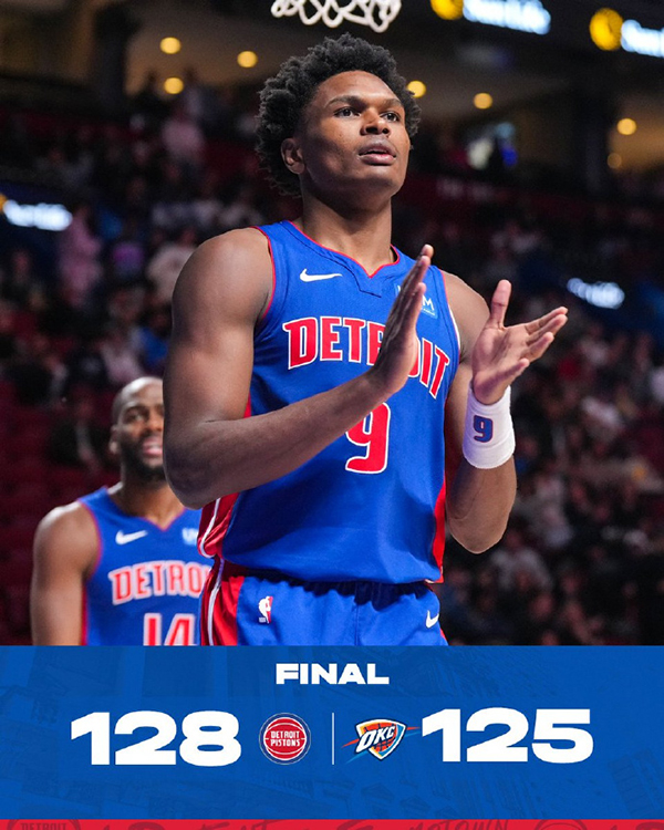 10月13日 NBA季前赛 活塞vs雷霆 全场录像