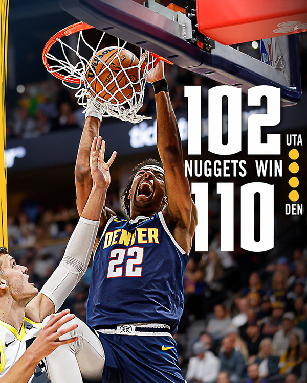 10月31日 NBA常规赛 爵士vs掘金 全场录像