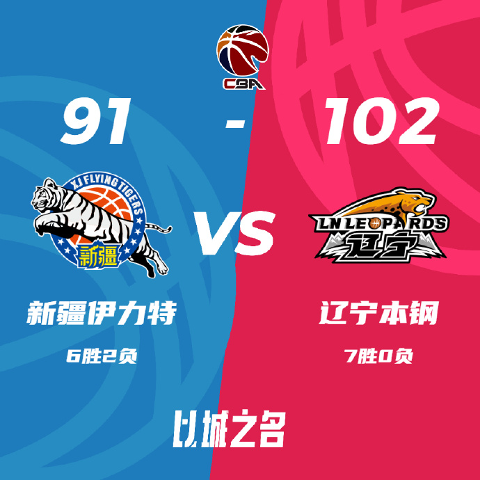 11月10日 CBA常规赛 新疆vs辽宁 全场录像