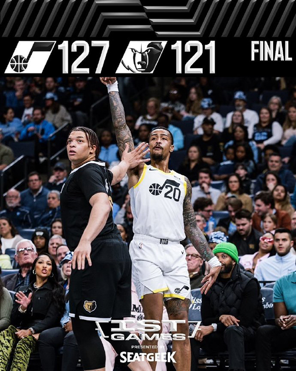 11月11日 NBA季中锦标赛 爵士vs灰熊 全场录像