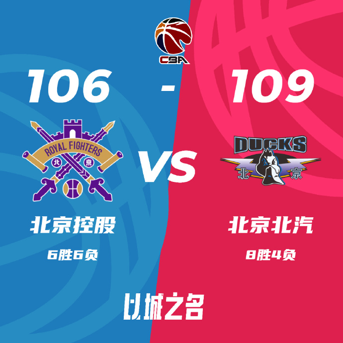 12月04日 CBA常规赛 北控vs北京 全场录像