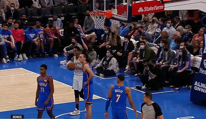 2022.2.17NBA全场录像回放 马刺vs雷霆