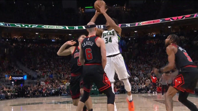 2022.4.18NBA全场录像回放 公牛vs雄鹿