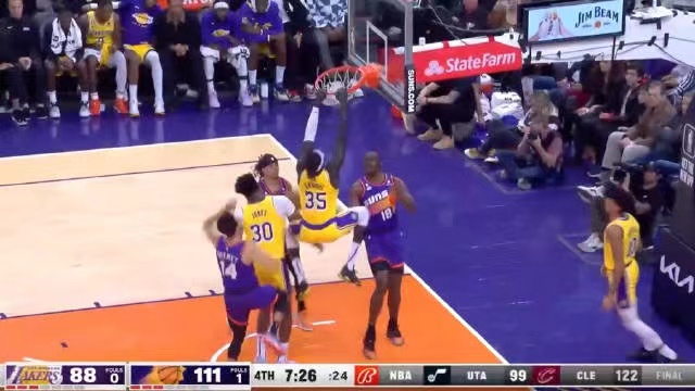 2022.12.20NBA全场录像回放 湖人vs太阳