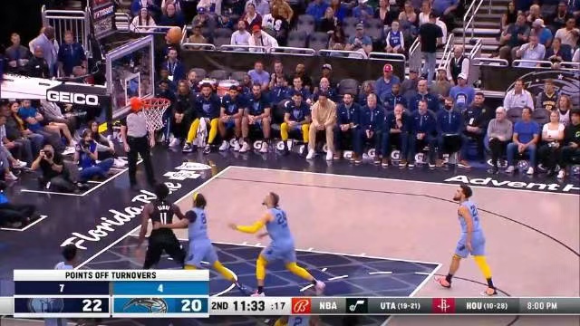 2023.1.6NBA全场录像回放 灰熊vs魔术