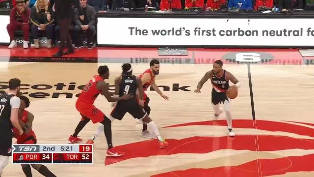 2023.1.9NBA录像回放高清 开拓者vs猛龙