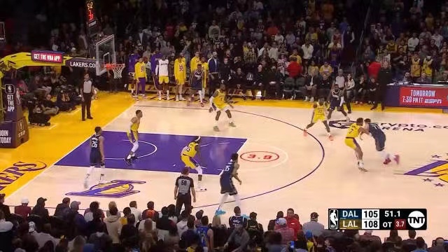 2023.1.13NBA录像回放高清 独行侠vs湖人