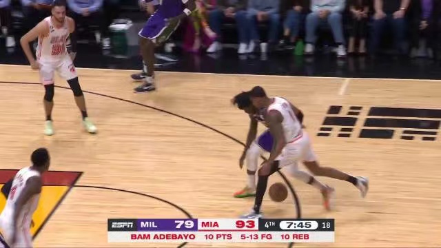 2023.1.15NBA录像回放高清 雄鹿vs热火