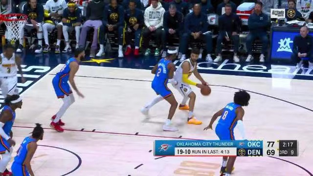 2023.1.23NBA录像回放高清 雷霆vs掘金