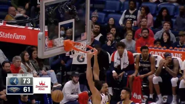 2023.1.26NBA全场录像回放 森林狼vs鹈鹕