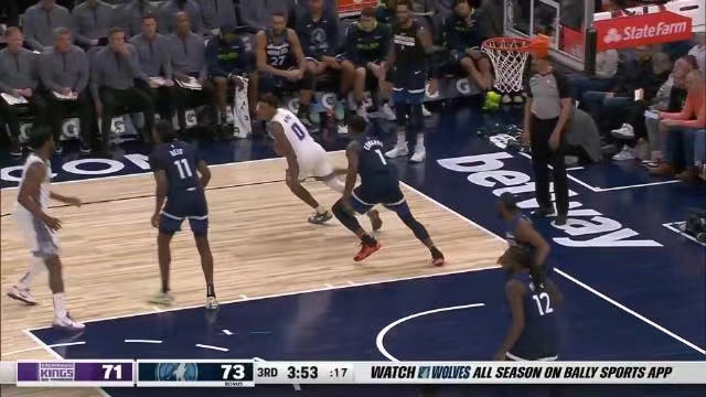 2023.1.31NBA录像回放高清 国王vs森林狼