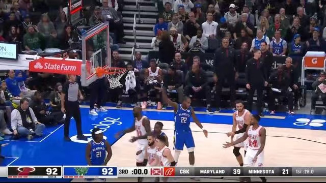 2023.2.5NBA全场录像回放 热火vs雄鹿