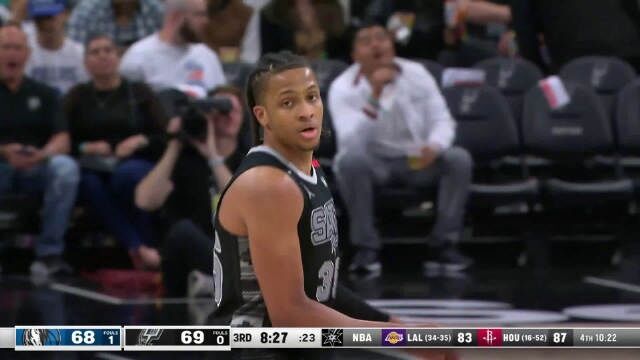 2023.3.16NBA录像回放高清 独行侠vs马刺