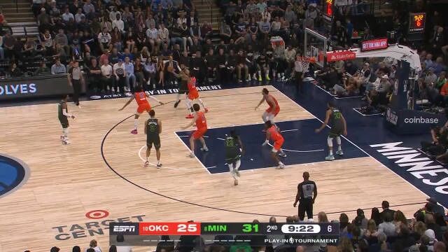 2023.4.15NBA全场录像回放 雷霆vs森林狼